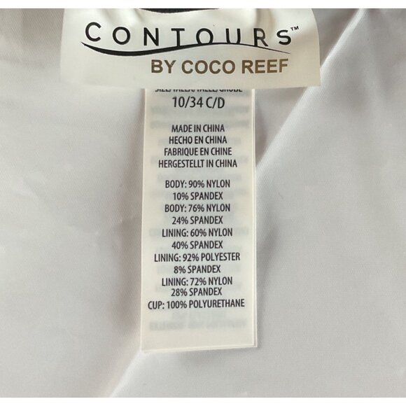 NWT Contours By Coco Reef Black Shapemaker Swimsuit Underwire Support Solutions - Picture 10 of 12